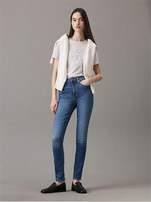 HIGH RISE SKINNY CALVIN KLEIN JEANS | J20J224492/1BJ